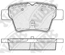 Тормозные колодки NiBK для FIAT STILO Multi Wagon (192_) 1.9 JTD