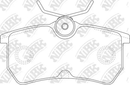 Тормозные колодки NiBK для FORD FOCUS седан (DFW) 1.8 16V
