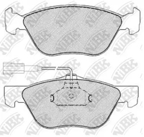 Тормозные колодки NiBK для ALFA ROMEO 146 (930_) 1.9 JTD (930.B4B)