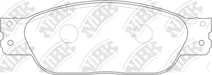 Тормозные колодки NiBK для JAGUAR S-TYPE (X200) 2.5 V6