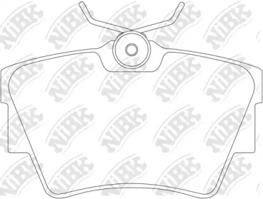 Тормозные колодки NiBK для NISSAN PRIMASTAR Фургон (X83) 2.0