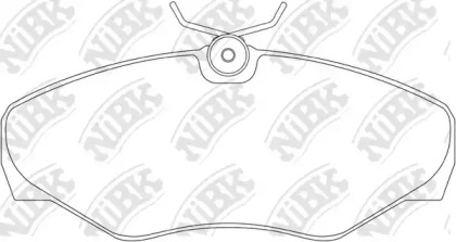 Тормозные колодки NiBK для NISSAN PRIMASTAR Фургон (X83) 2.0