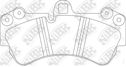 Экономичный тормоз NiBK для PORSCHE CAYENNE (9PA) 3.0 TDI