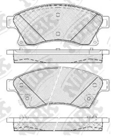 Дисковой тормозной механизм NiBK для CHEVROLET CRUZE Station Wagon (J308) 1.4
