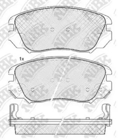 Дисковой тормозной механизм NiBK для CHEVROLET MALIBU (V300) 2.4