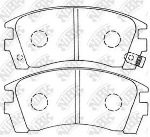 Дисковой тормозной механизм NiBK для NISSAN SUNNY III Traveller (Y10) 2.0 D