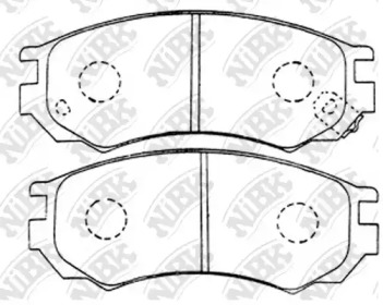 Запчасти для ТО NiBK для NISSAN SUNNY III Liftback (N14) 2.0 i 16V