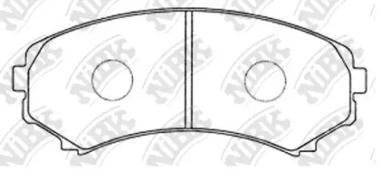 Дисковой тормозной механизм NiBK для MAZDA E-SERIE Фургон (SR2) E2000