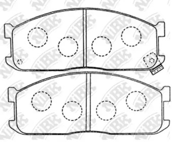 Запчасти для ТО NiBK для MAZDA E-SERIE Фургон (SR2) E2000