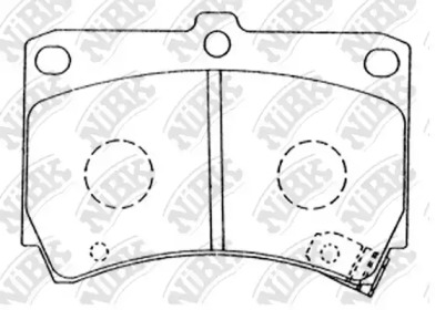 Дисковой тормозной механизм NiBK для MAZDA 323 S IV (BG) 1.8 16V Turbo 4WD