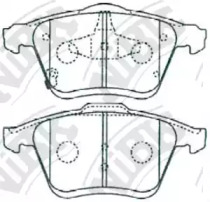 Дисковой тормозной механизм NiBK для MAZDA 6 Hatchback (GG) 2.3