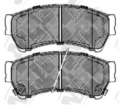 Тормозные колодки NiBK для MAZDA 6 универсал (GH) 2.2 D
