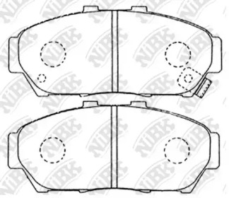 Дисковой тормозной механизм NiBK для HONDA INTEGRA купе (DC2, DC4) 1.8 Type-R