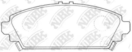 Дисковой тормозной механизм NiBK для HONDA CIVIC VII Hatchback (EU, EP, EV) 1.7 CTDi