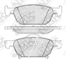 Тормозные колодки NiBK для HONDA ACCORD VIII универсал (CW) 2.2 i-DTEC (CW3)