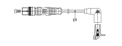 Свечной кабель / соединительные элементы BREMI для VW BORA Variant (1J6) 2.3 V5