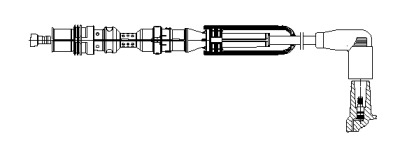 Свечной кабель / соединительные элементы BREMI для VW BORA Variant (1J6) 2.3 V5