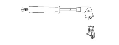 Свечной кабель / соединительные элементы BREMI для MITSUBISHI LANCER III (C1_A, C6_A) 1.2 GL (C15AS)
