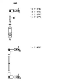 Система зажигания / накаливания BREMI для VW POLO (6N1) 45 1.0