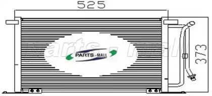 Конденсатор PARTS-MALL для FORD PUMA (EC_) 1.6 16V