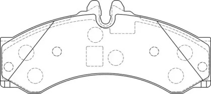 Дисковой тормозной механизм JURID для MERCEDES-BENZ SPRINTER 3-t Фургон (903) 308 CDI