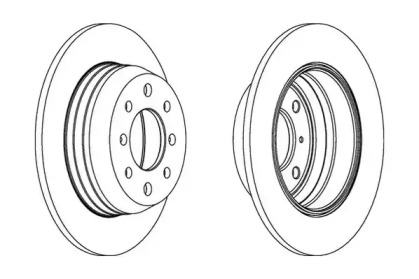 Дисковой тормозной механизм JURID для ALFA ROMEO GT (105_) V 1750 (105)