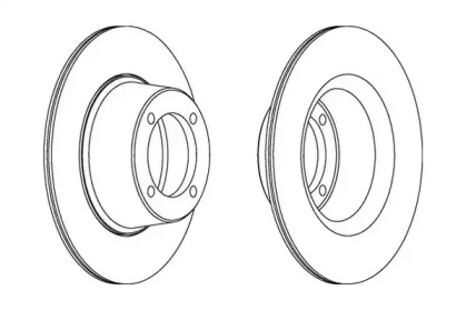 Дисковой тормозной механизм JURID для SKODA 105,120 (744) 1.2 120 L
