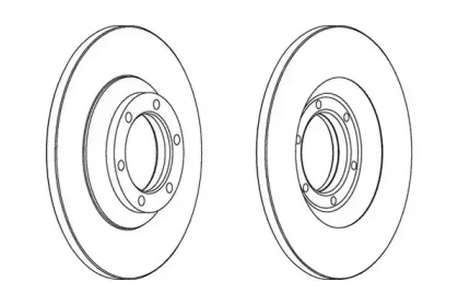 Тормозной диск JURID для ISUZU CAMPO (KB) 2.0 (KB28)