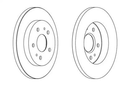 Тормозной диск JURID для DAEWOO MUSSO (FJ) 3.2 4x4