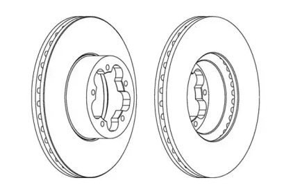 Дисковой тормозной механизм JURID для FORD TRANSIT TOURNEO 2.2 TDCi