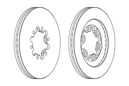Дисковой тормозной механизм JURID для MAZDA BT-50 Пикап (CD, UN) 2.5 MRZ-CD 4x4