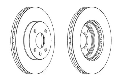 Дисковой тормозной механизм JURID для DAEWOO NUBIRA Wagon (KLAN) 1.6