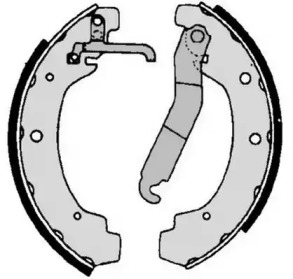 Барабанный тормозной механизм JURID для VW LT 40-55 I c бортовой платформой/ходовая часть (293-909) 2.4 D