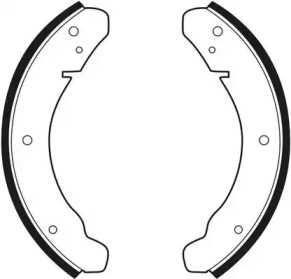 Барабанный тормозной механизм JURID для PORSCHE 944 2.5 S