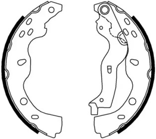 Тормозная колодка / накладка JURID для SUZUKI SX4 (EY, GY) 1.6 VVT 4x4 (RW 416)