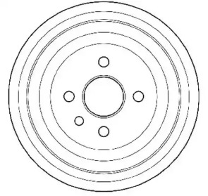 Барабанный тормозной механизм JURID для OPEL REKORD D 1.9