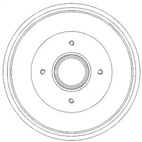 Тормозной барабан JURID для DACIA LOGAN EXPRESS (FS_) 1.6