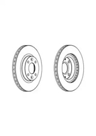 Дисковой тормозной механизм JURID для DACIA SANDERO II 1.5 dCi