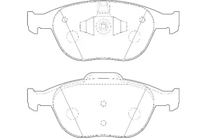 Дисковой тормозной механизм JURID для FORD TOURNEO CONNECT 1.8 TDCi /TDDi /DI