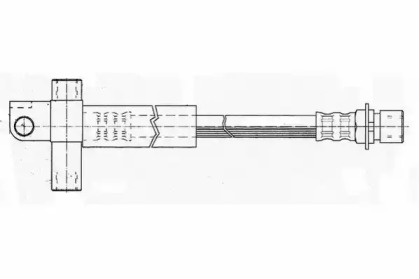 тормозные шланги JURID для FORD TRANSIT Фургон (E_ _) 2.5 TD (EAS, EAL)