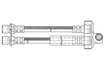 тормозные шланги JURID для FORD TRANSIT Фургон (E_ _) 2.5 TD (EAS, EAL)