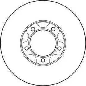 Тормозной диск JURID для VW LT 40-55 I c бортовой платформой/ходовая часть (293-909) 2.4 D