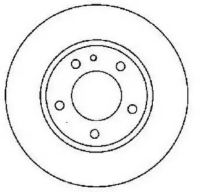 Тормозной диск JURID для ALFA ROMEO 164 (164_) 2.5 TD (164.K2A, 164.K2B)
