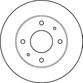 Тормозной диск JURID для ALFA ROMEO 146 (930_) 1.7 i.e. 16V (930.B1)