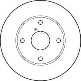 Тормозной диск JURID для MAZDA 323 S IV (BG) 1.3 16V