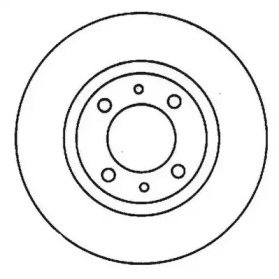 Тормозной диск JURID для ALFA ROMEO 146 (930_) 1.7 i.e. 16V (930.B1)