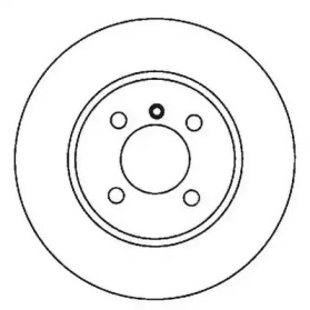 Тормозной диск JURID для VW POLO (6N1) 64 1.9 D