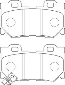 Дисковой тормозной механизм JURID для NISSAN 370 Z Roadster (Z34) 3.7