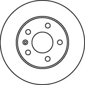 Тормозной диск JURID для CHEVROLET ZAFIRA (F75) 2.0