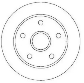 Тормозной диск JURID для MAZDA 626 III Station Wagon (GV) 2.0 16V